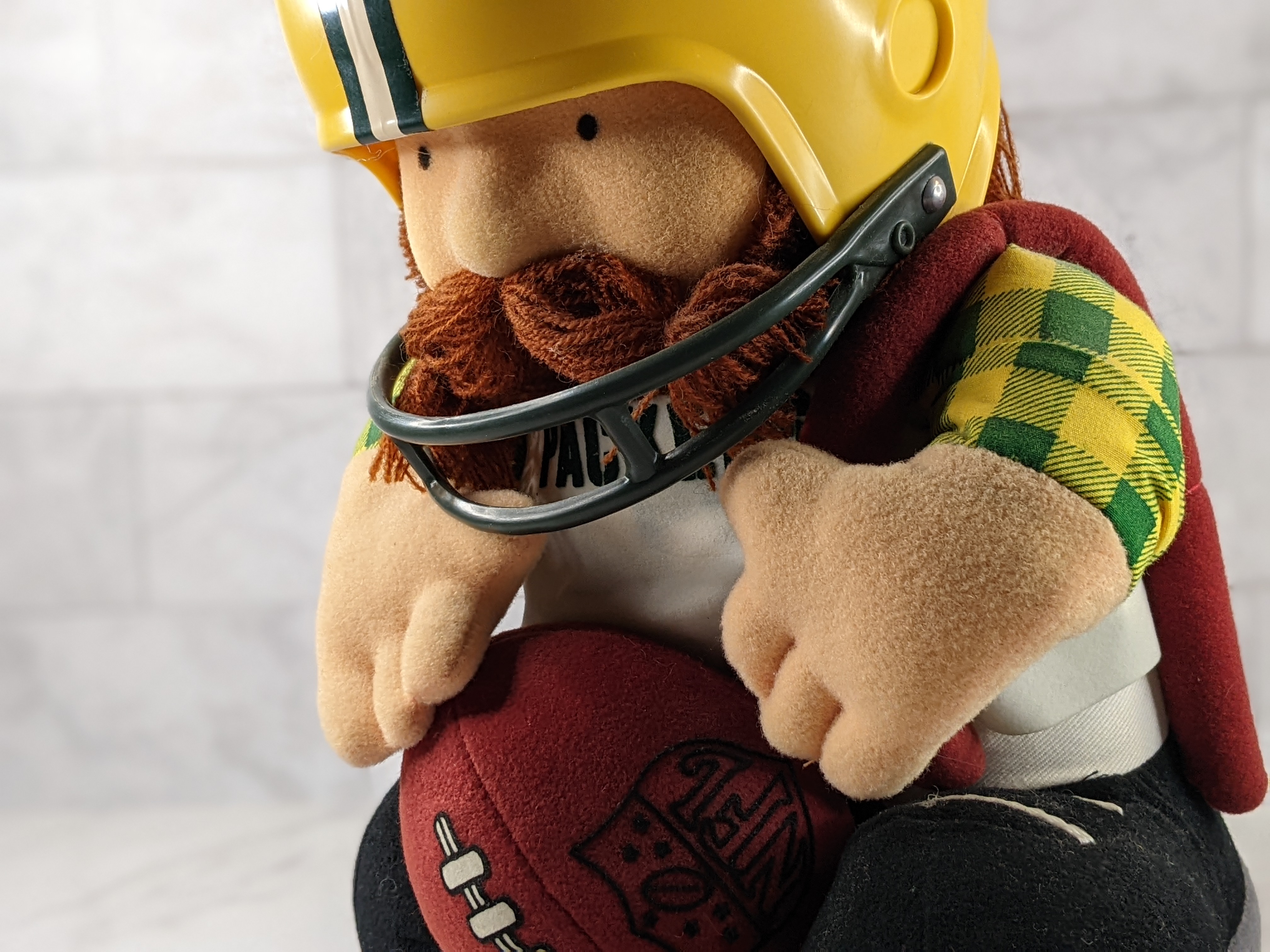 Huddles Green Bay Packers Vintage Mascot Collectible Doll