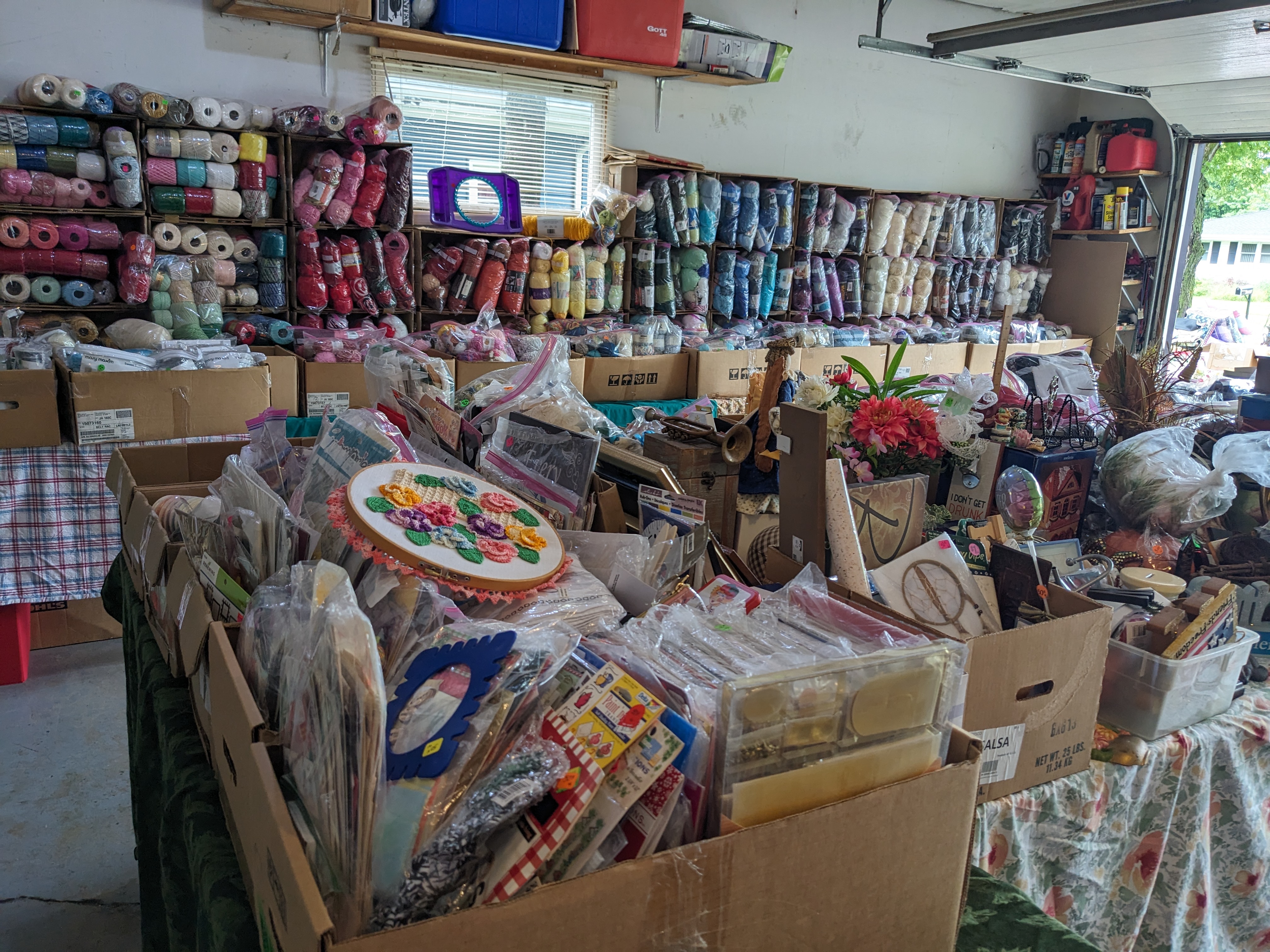 Fill your rummage tables with as much stuff as possible.