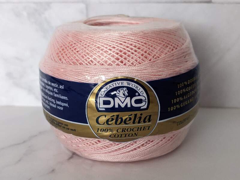 DMC Cebelia Crochet Cotton Baby Pink 818