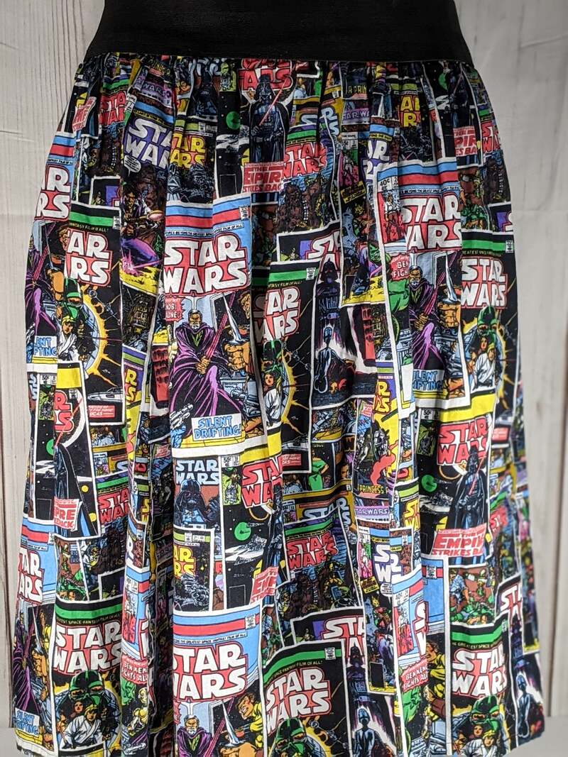 Skirt Sewn with Star Wars Fabric