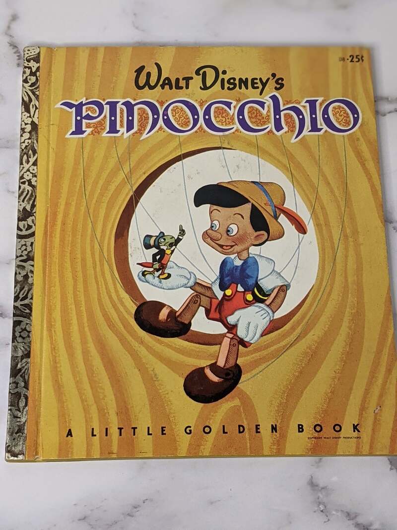Pinocchio Golden Book