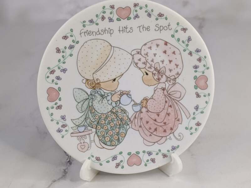 Friendship Hits The Spot Precious Moments Mini Plate