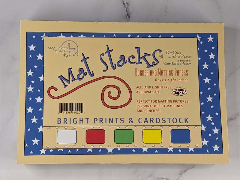 Bright Prints & Cardstock Mat Stacks