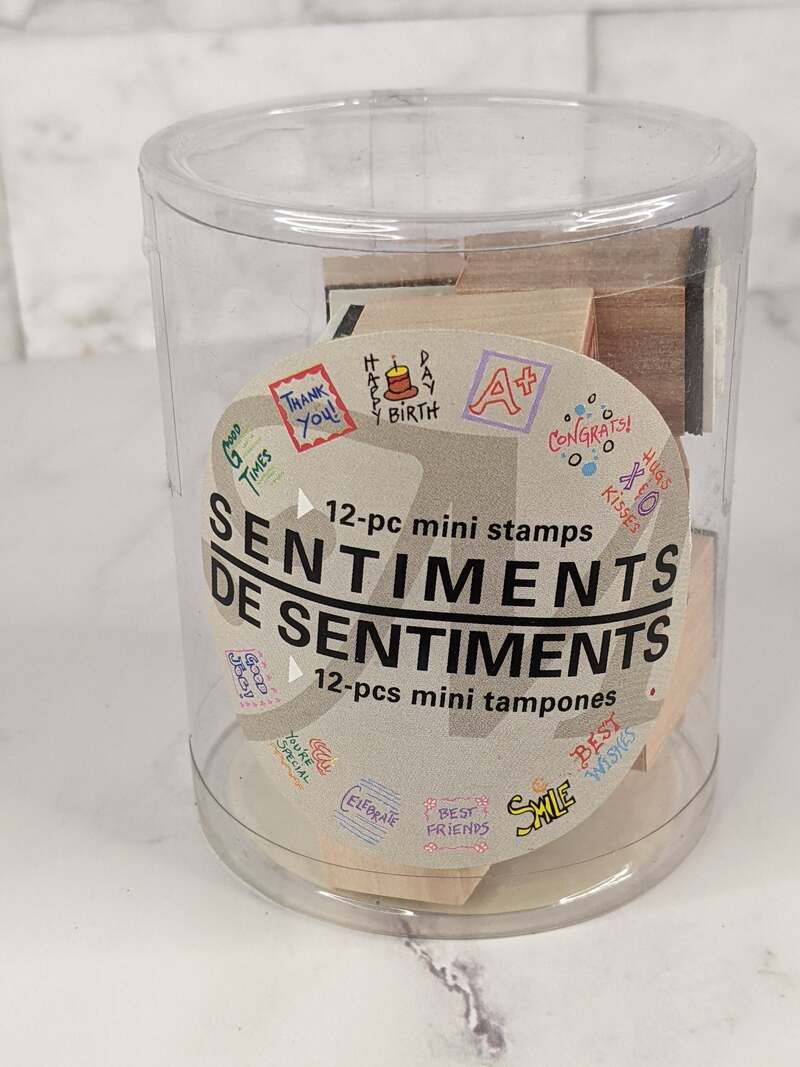 Sentiments Mini Stamp Set