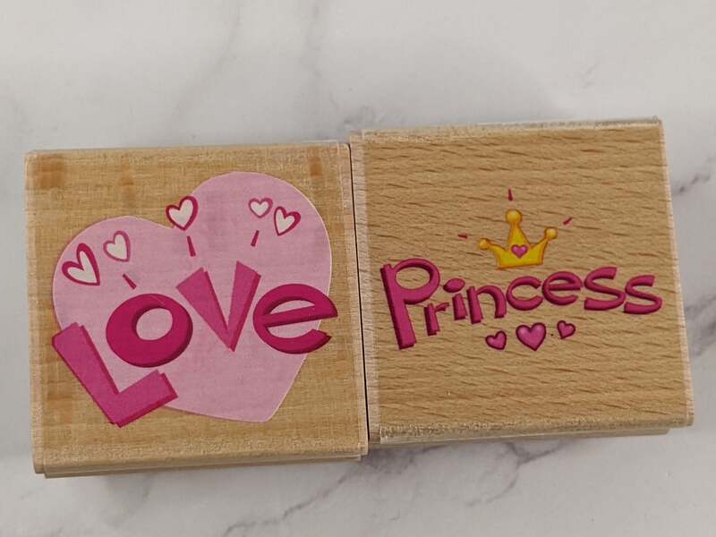 Princess Love Rubber Stamp Set