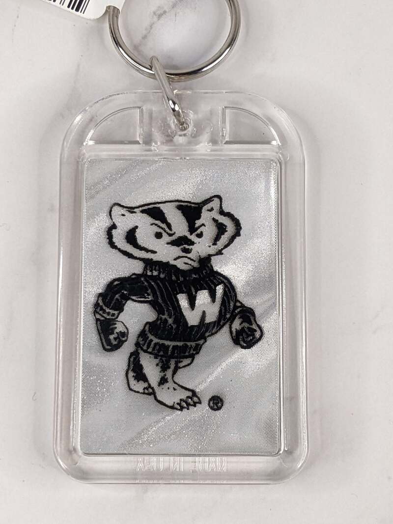 Wisconsin Badgers Acrylic Keychain