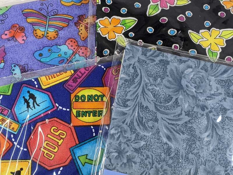 4 Patterns of 18 x 22 Craft Fabric By Makings