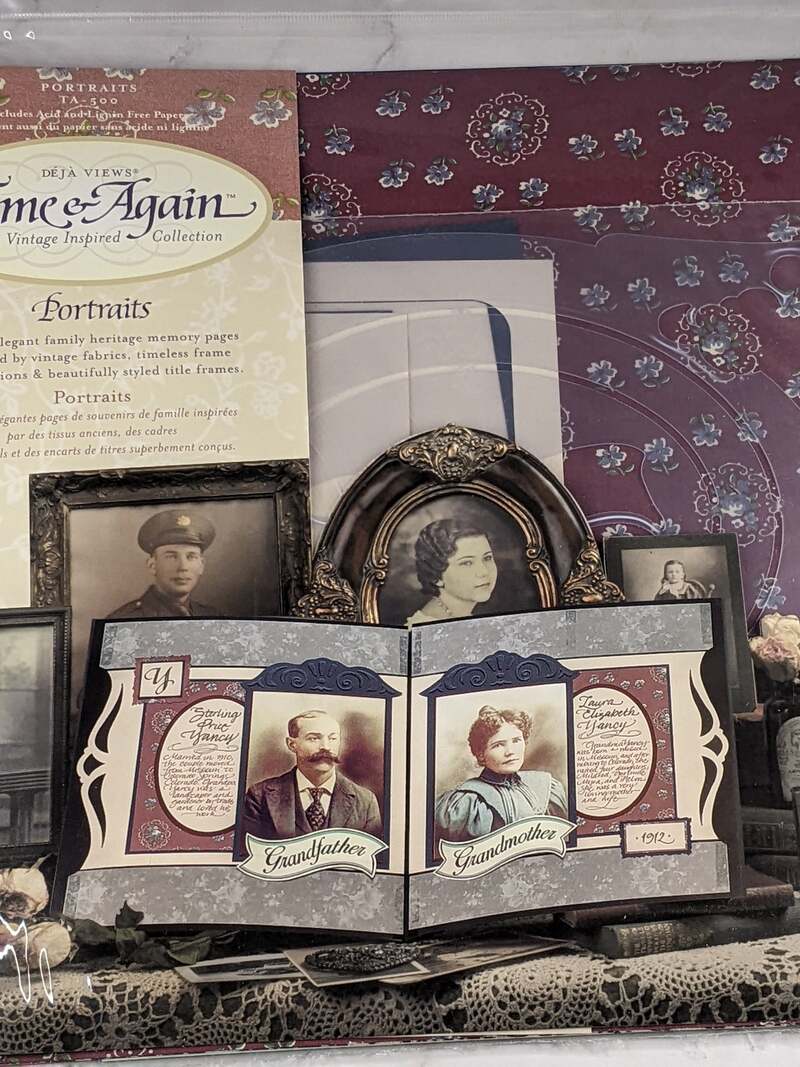 Time & Again Portraits Scrapbooking Kit