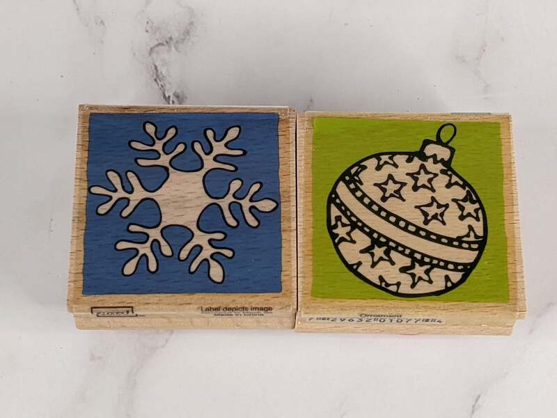 Snowflake Ornament Rubber Stamp Set