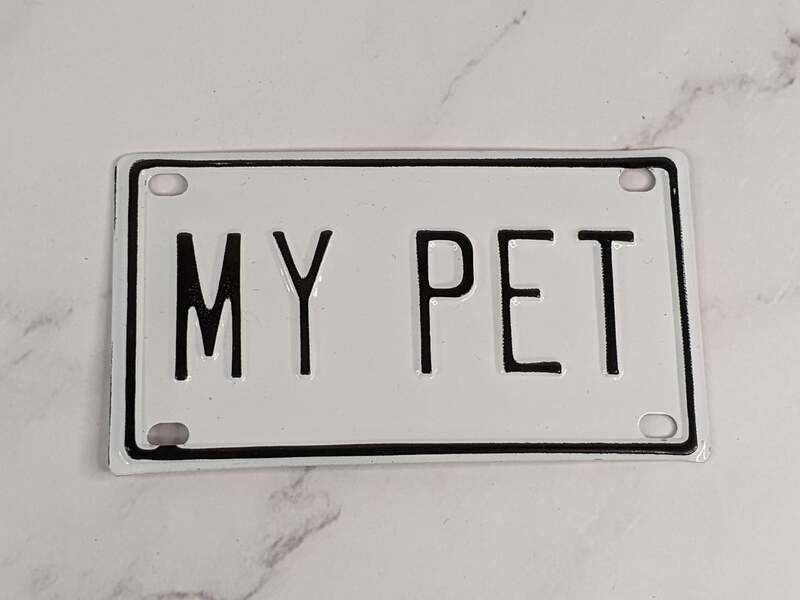 My Pet Metal License Plate