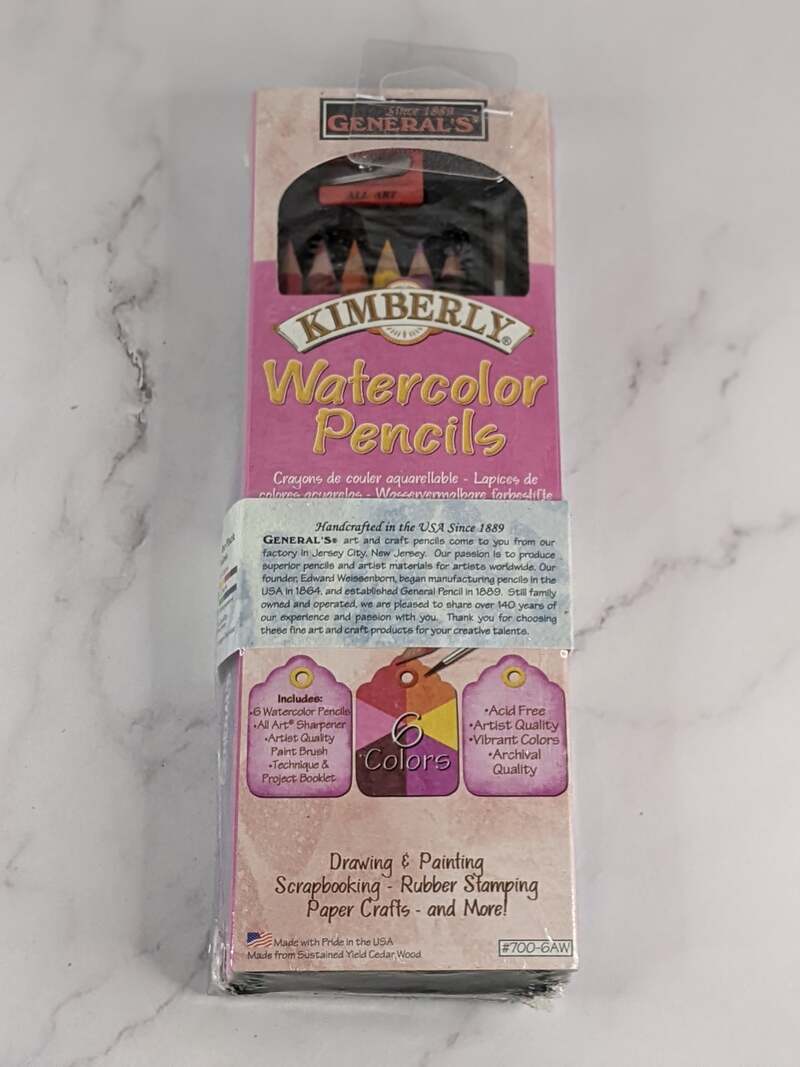 General's Kimberly Watercolor Pencils Warm Cool Combo Pack