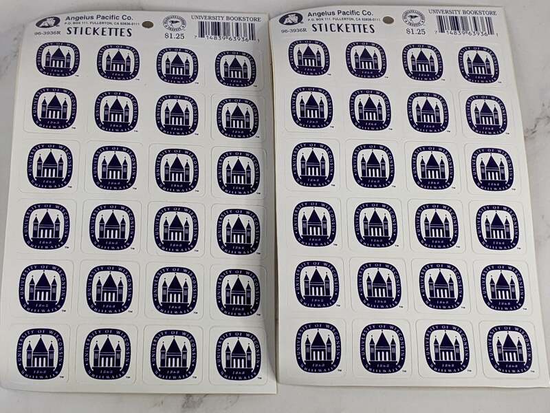 Vintage 1990s UW Whitewater Seal Stickers