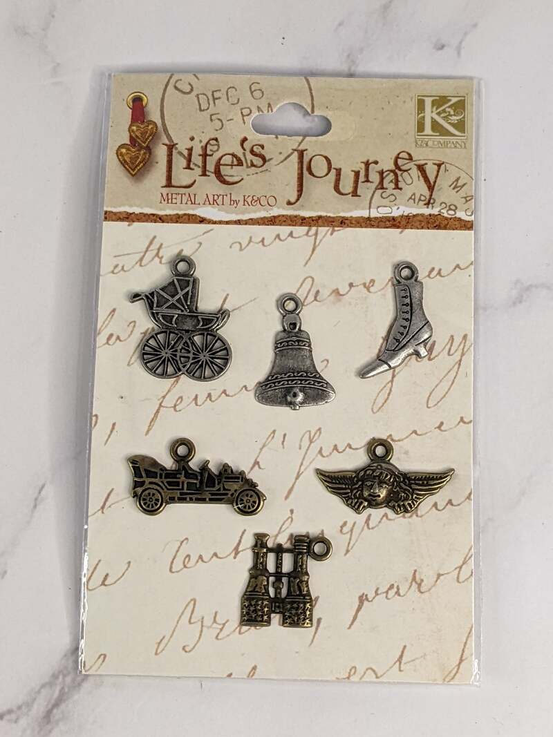 Metal Art Life's Journey Charms