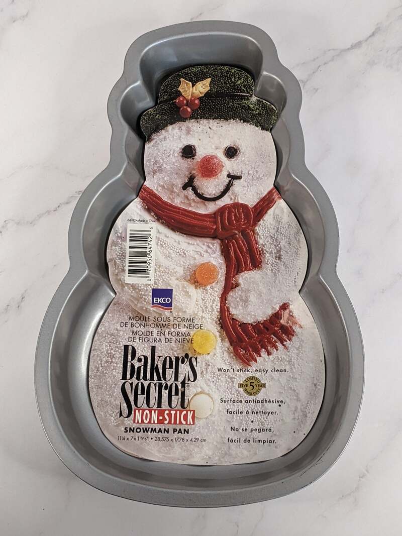 Baker's Secret Non-Stick Snowman Pan