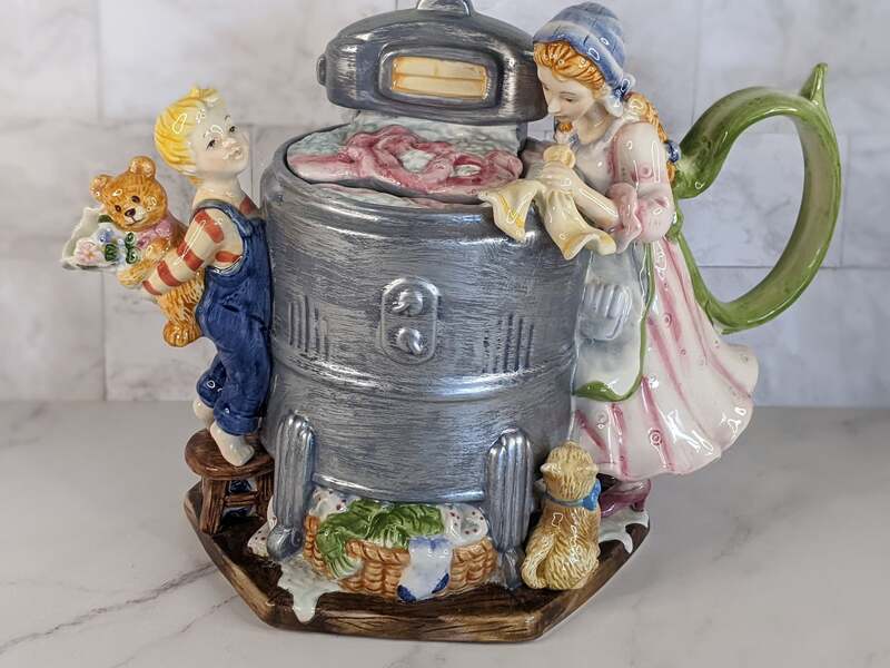 Washing Machine Ceramic Teapot