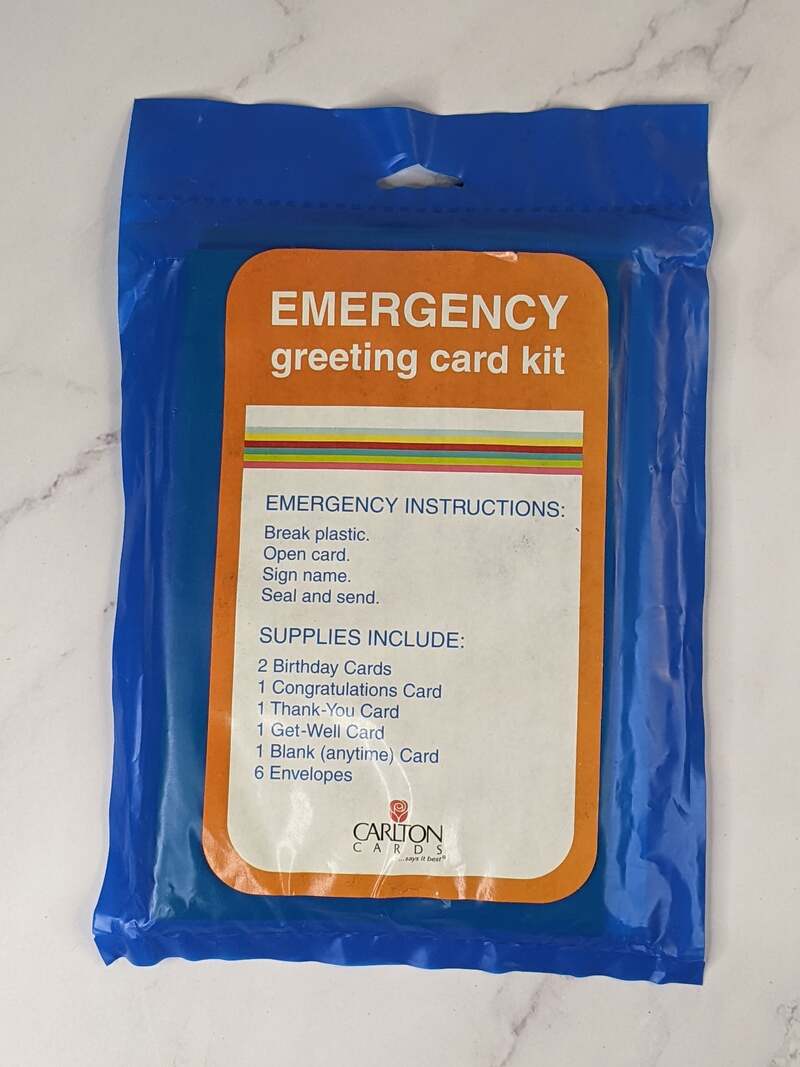 Emergency Greeting Card Kit