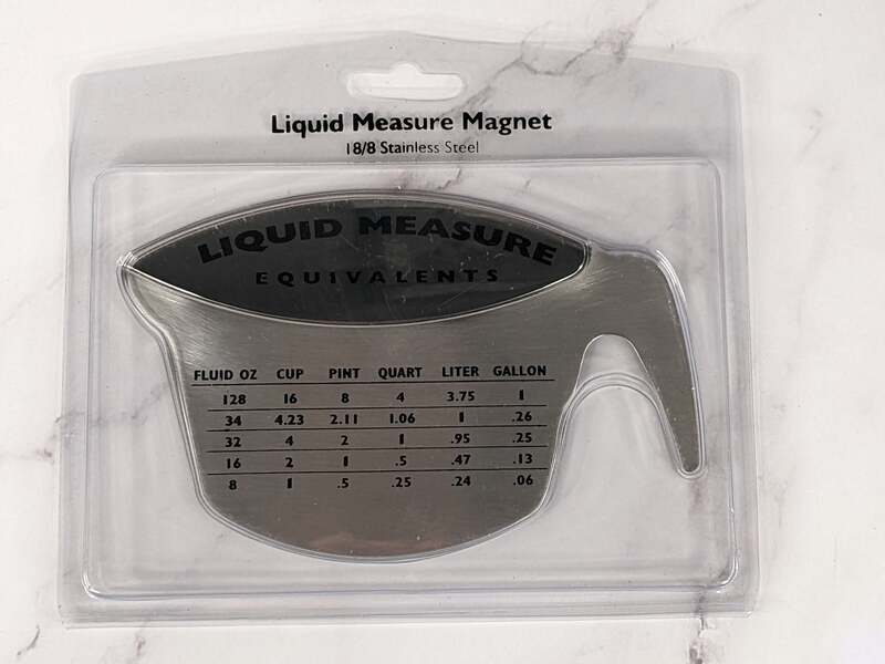 Liquid Measure Equivalents Magnet