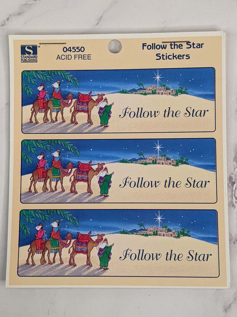 Follow the Star Stickers