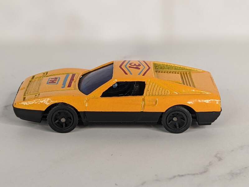 Ferrari 328 GTB Yellow Toy Race Car