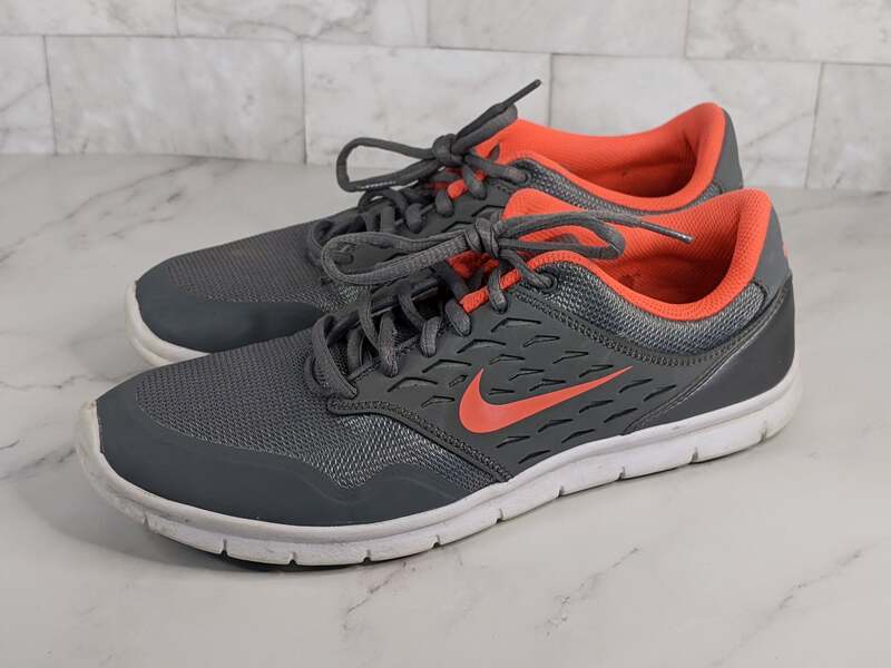 Nike Women's Gray Orange Running Shoes