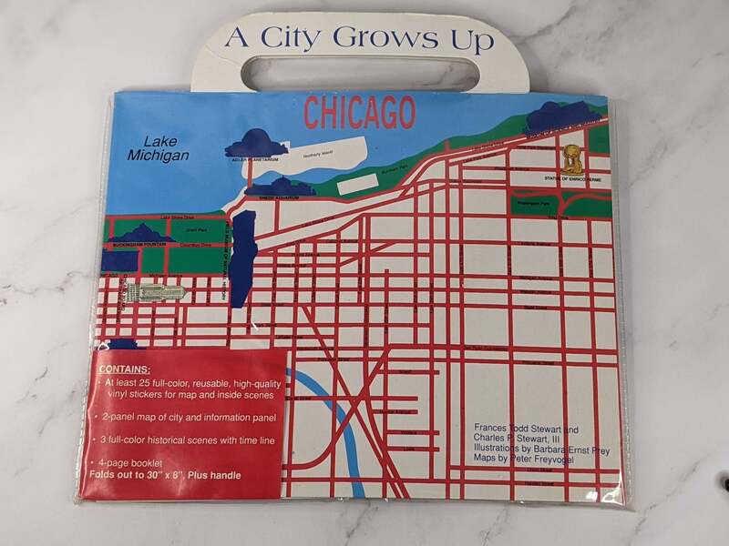 A City Grows Up Chicago Sticker Book