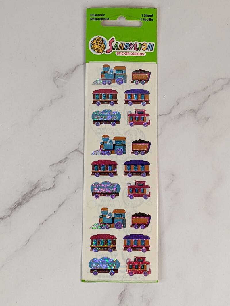 Sandylion Prismatic Train Sticker Sheet