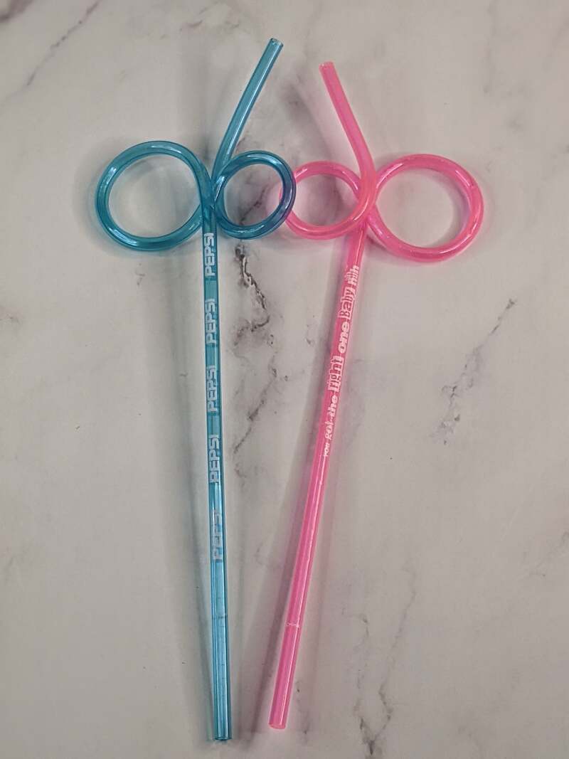 Pepsi and Diet Pepsi Crazy Straws