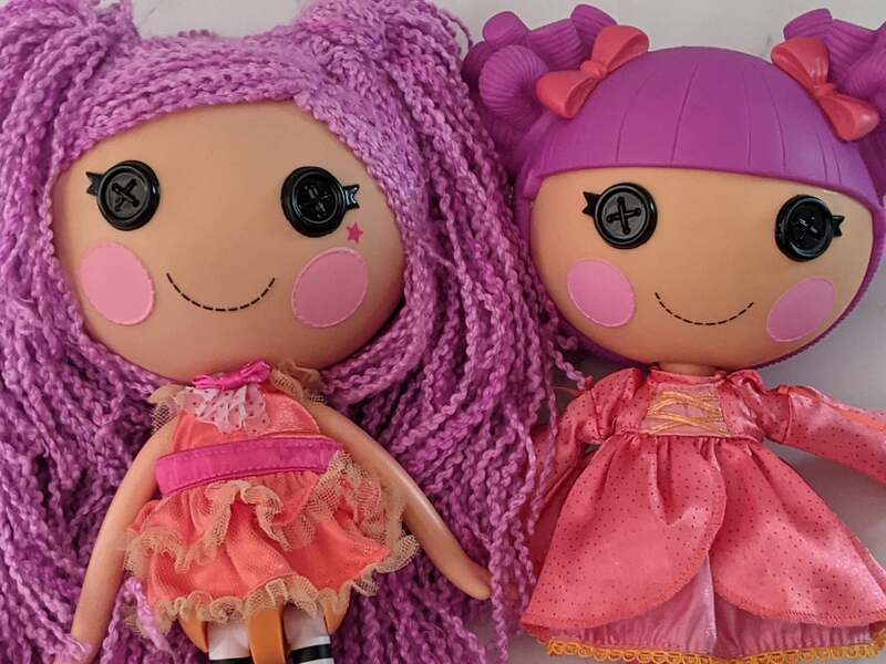 Lalaloopsy Loopy Hair Peanut Big Top  Doll and Lady Stillwaiting Doll