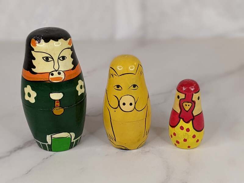 Farm Animal Nesting Dolls