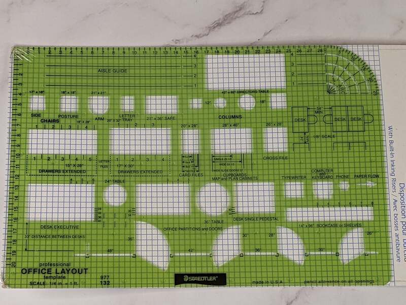 Staedtler Office Layout Template