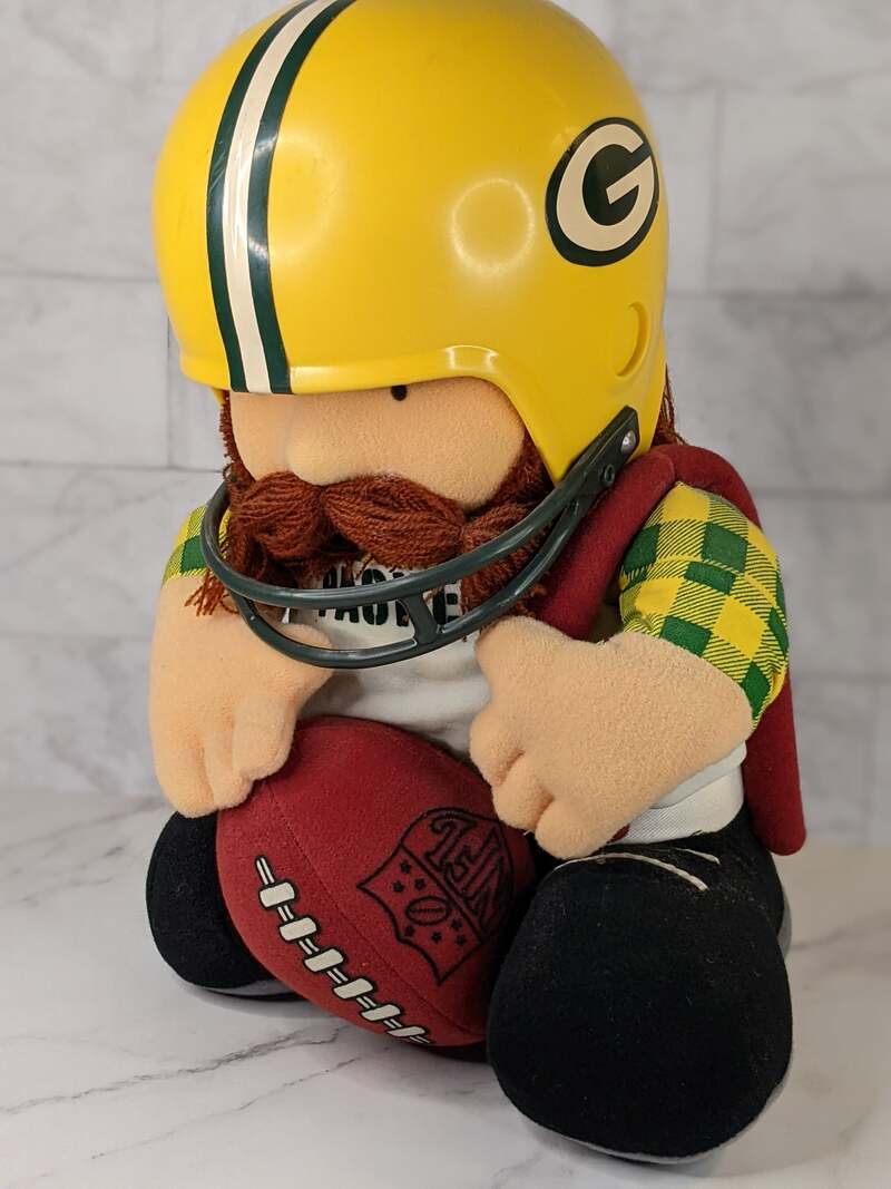 Vintage 1983 Huddles Green Bay Packers NFL Doll