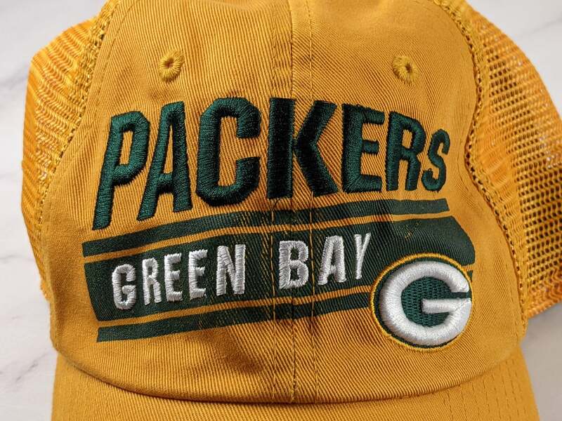 Yellow-Gold Green Bay Packers Cap