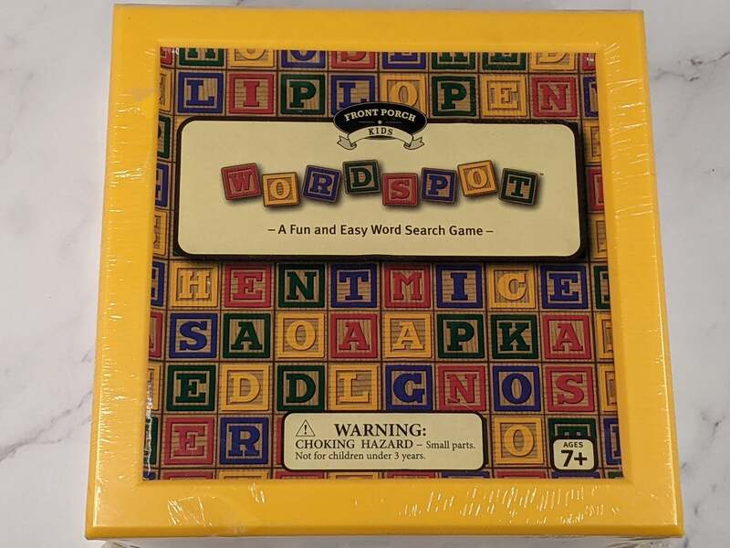 Word Spot Game by Front Porch Kids Classics Family Word Search Letter Tiles New
