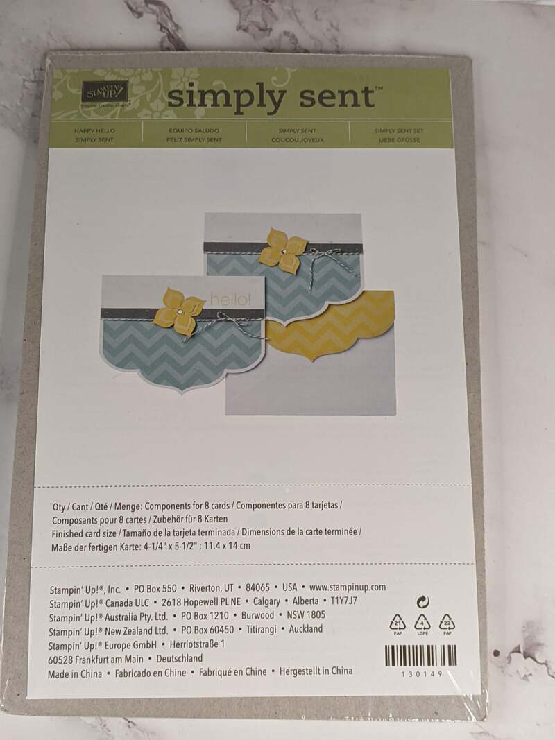 Simply Sent Card Kit by Stampin Up