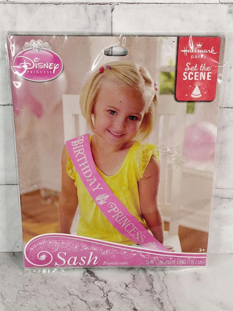 Hallmark Disney Birthday Princess Sash