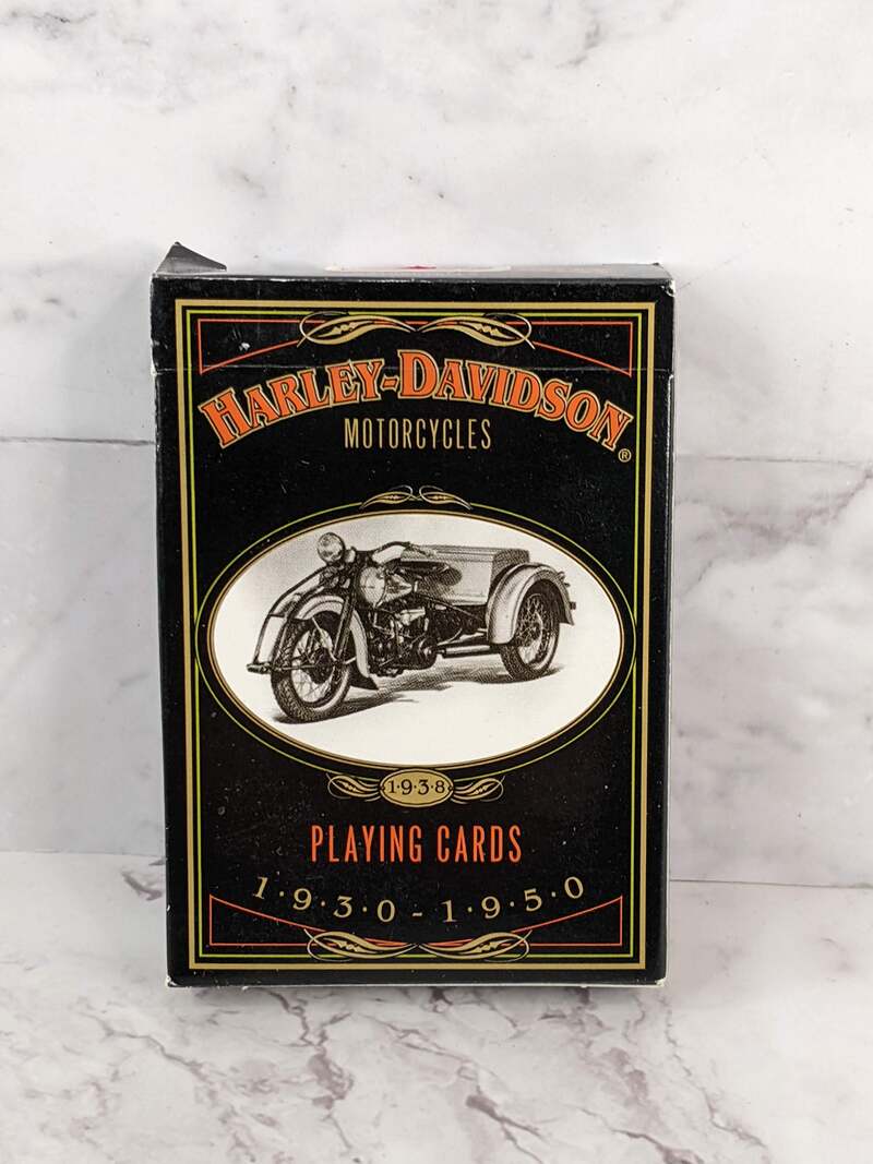 Harley Davidson Playing Cards