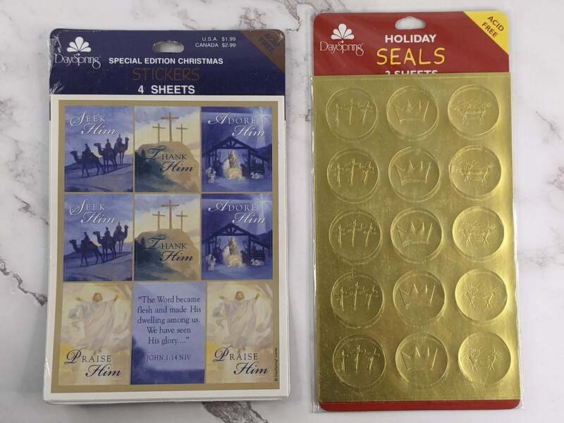 Christian Christmas Stickers