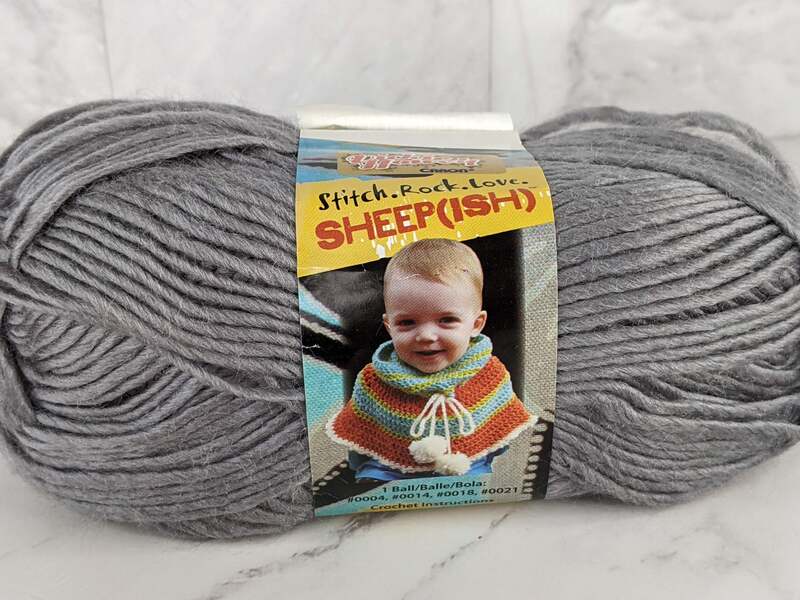 Grey Caron Sheep(ish) Yarn