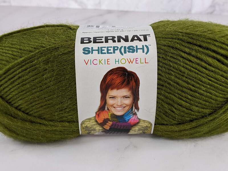 Olive Bernat Sheep(ish) Yarn
