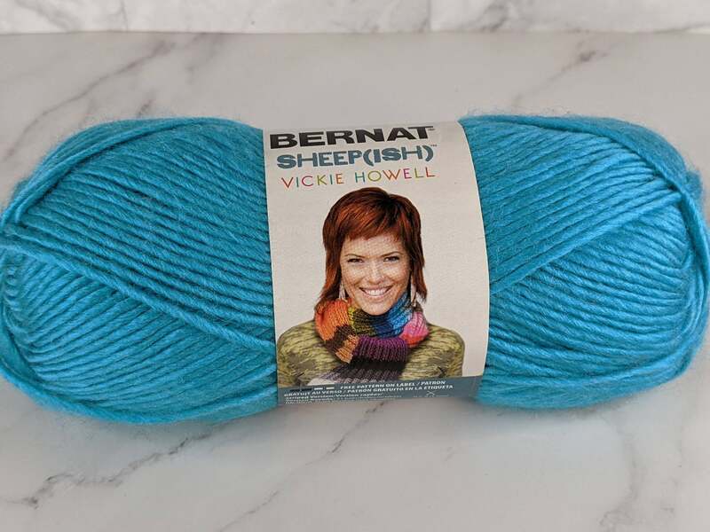 Turquoise Bernat Sheep(ish) Yarn