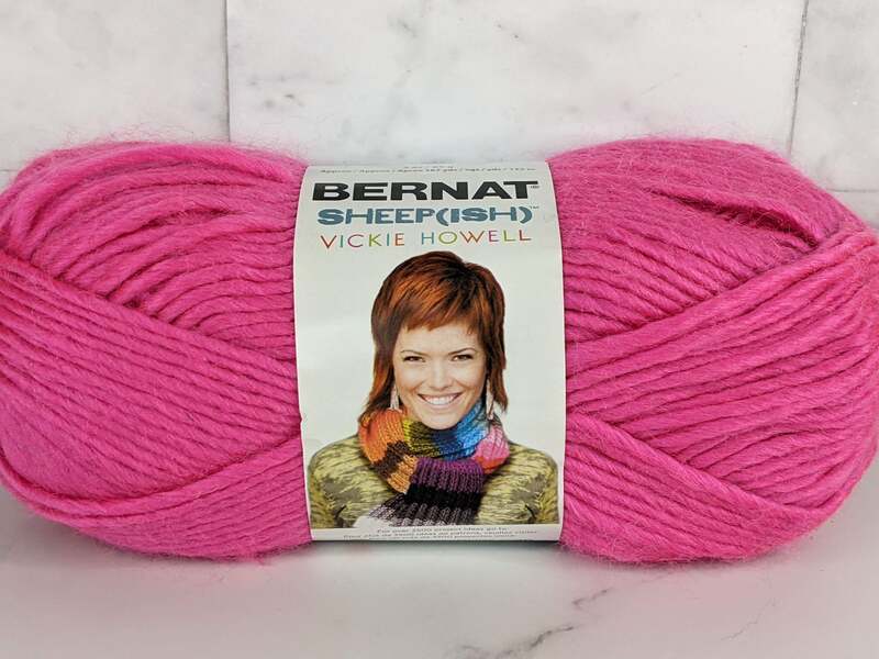 Hot Pink Bernat Sheep(ish) Yarn