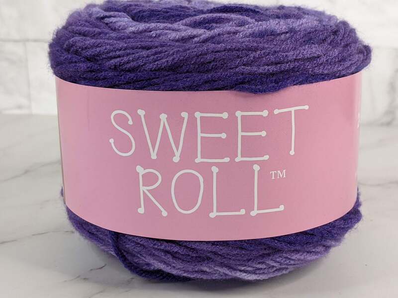 Grape Swirl Sweet Roll Yarn