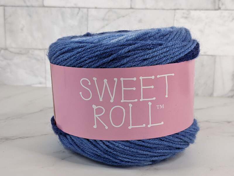 Blueberry Swirl Sweet Roll Yarn