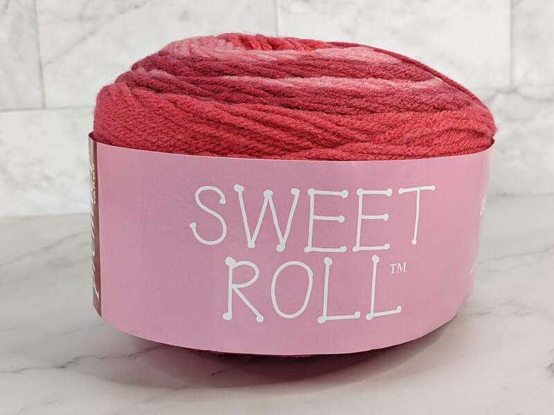 Pink Swirl Sweet Roll Yarn
