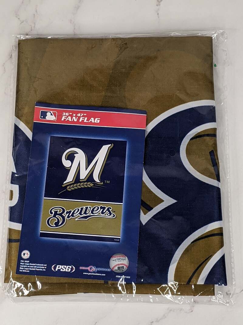 Milwaukee Brewers MLB Fan Flag Banner Large