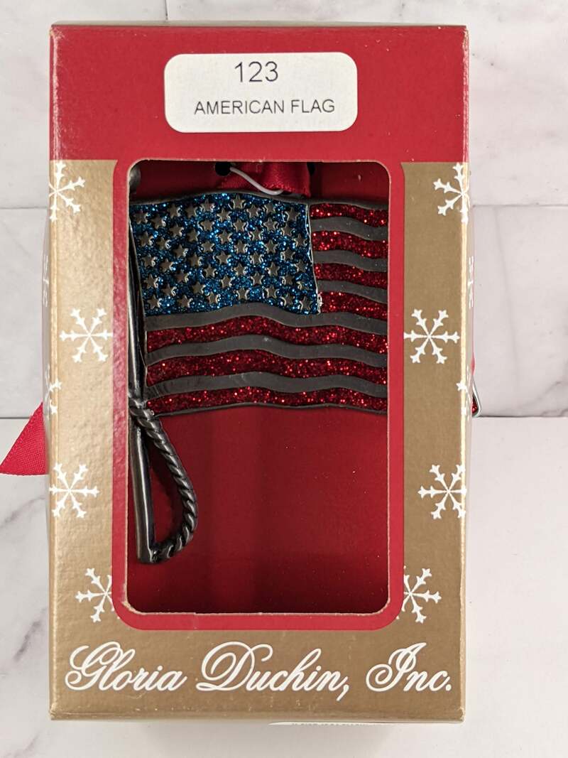 American Flag Ornament
