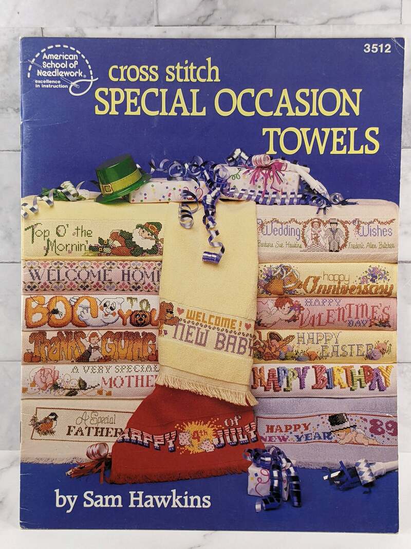 Cross Stitch Special Occasion Towels