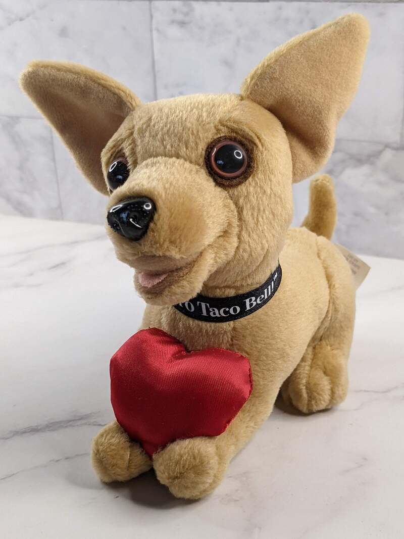 Vintage Taco Bell Dog Stuffed Animal